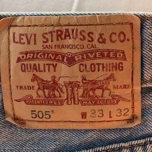 Mens Levis 505 Regular Fit Jeans. Set of 2